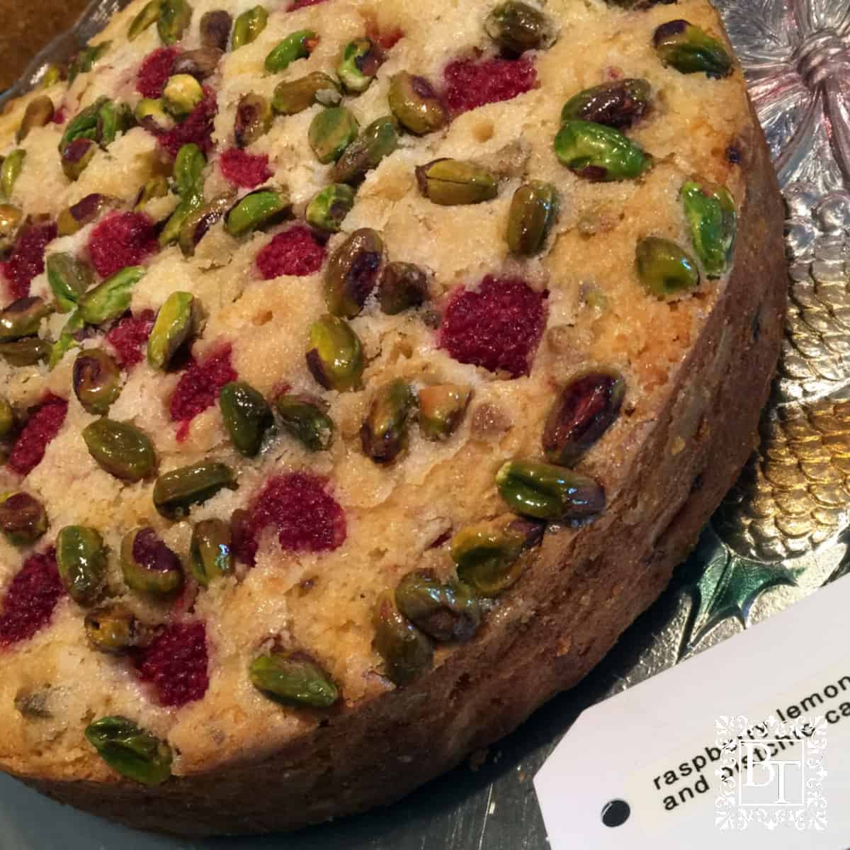 Lemon Pistachio Raspberry Raspberry, Lemon Sherbet & Pistachio Cake – Bec's Table